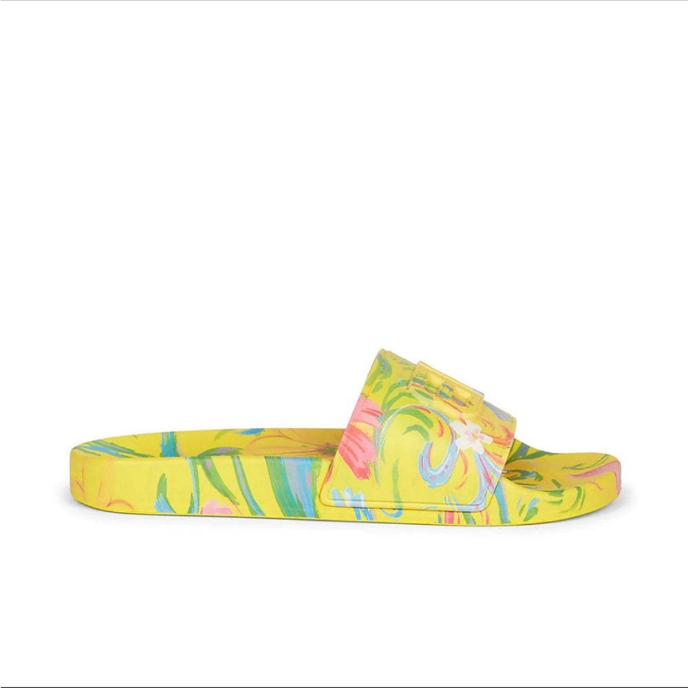 NIB Balenciaga Floral Pool Slides - sz 41